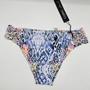 NWT Gypsy 05 Sand Con Kaleidescape swim bottom only size small